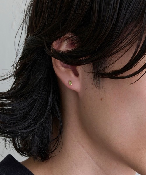 JUPITER アレルギー対応 ピアス 「K10」天然石カクテルプチピアス/片耳