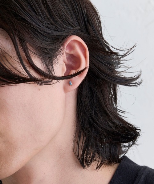 JUPITER アレルギー対応 ピアス 「K10」天然石カクテルプチピアス/片耳