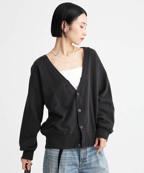 81BRANCA カーディガン 「81BRANCA」スウェットカーディガン