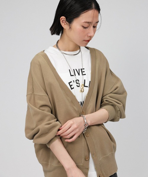 81BRANCA カーディガン 「81BRANCA」スウェットカーディガン