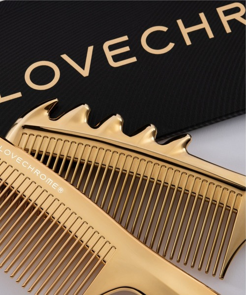 LOVECHROME（ラブクロム） ヘアブラシ (R)K24GPテツキ ゴールド