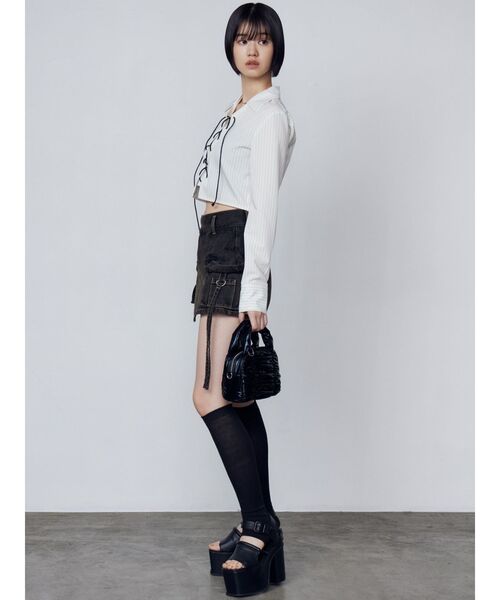 EMODA　レースブラウス EMODA tシャツ レーススキンフィットトップ レディース