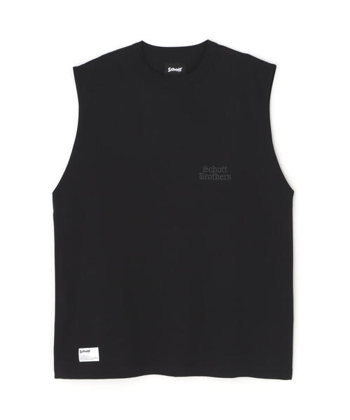Schott ショット★ ノースリーブ Tシャツ　ブラック　M B.S. SLEEVELESS T-SHIRT/ノースリーブ Tシャツ | Schott