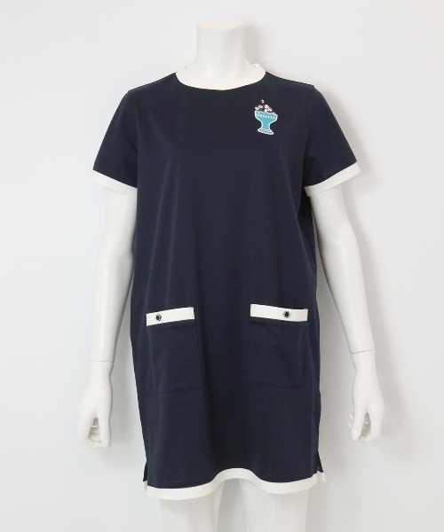 ピッコーネ　チュニック Picone CLUB tシャツ UV冷感チュニック丈プルオーバー