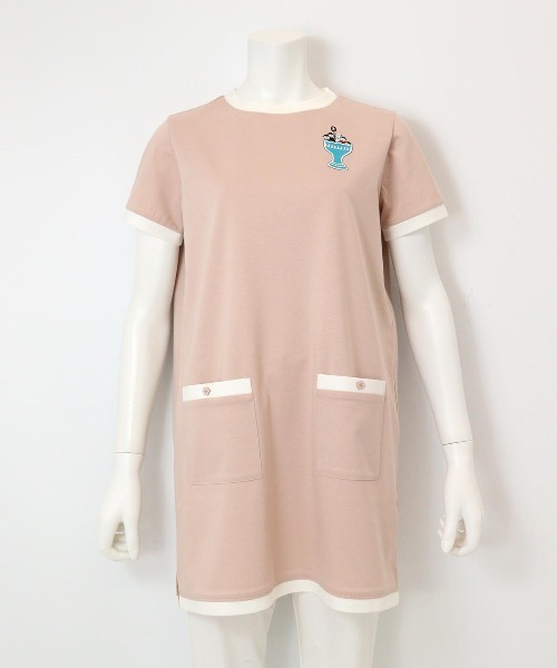 Picone CLUB tシャツ UV冷感チュニック丈プルオーバー