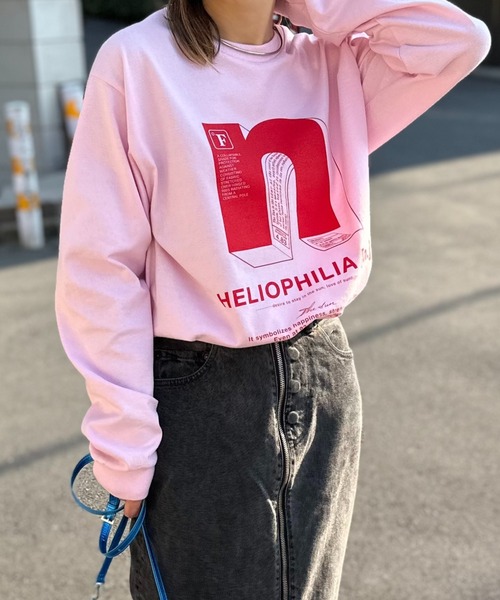 mi via loca tシャツ 「GILDAN」立体”n”ロゴプリントロンT レディース