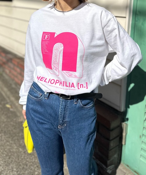mi via loca tシャツ 「GILDAN」立体”n”ロゴプリントロンT レディース