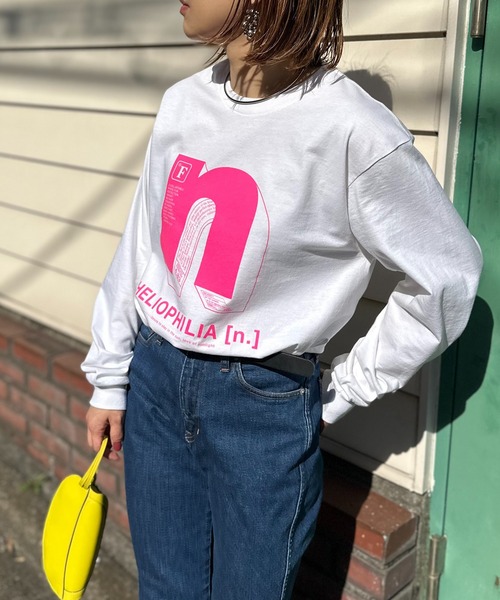mi via loca tシャツ 「GILDAN」立体”n”ロゴプリントロンT レディース
