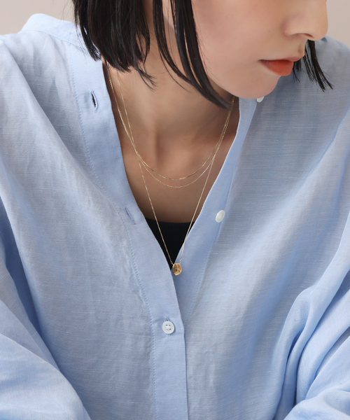 Lilas ネックレス 「追加」コンパクトチェーン38cmネックレス K10 