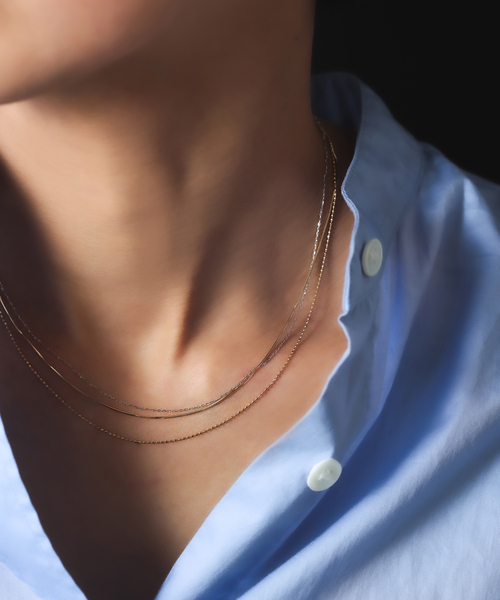 Lilas ネックレス 「追加」コンパクトチェーン38cmネックレス K10 