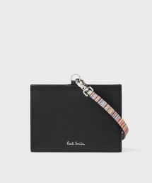 Paul Smith 名刺入れ　シグネチャーストライプタブ　新品未使用品　黒 Paul Smith（ポール・スミス） シグネチャーストライプタブ SS25 ID