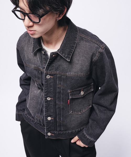 Adoon plain デニムジャケット gジャン VINTAGE LIKE DENIM JACKET