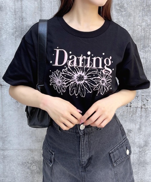 INGNI tシャツ フラワーロゴTシャツ レディース : ZOZOTOWN