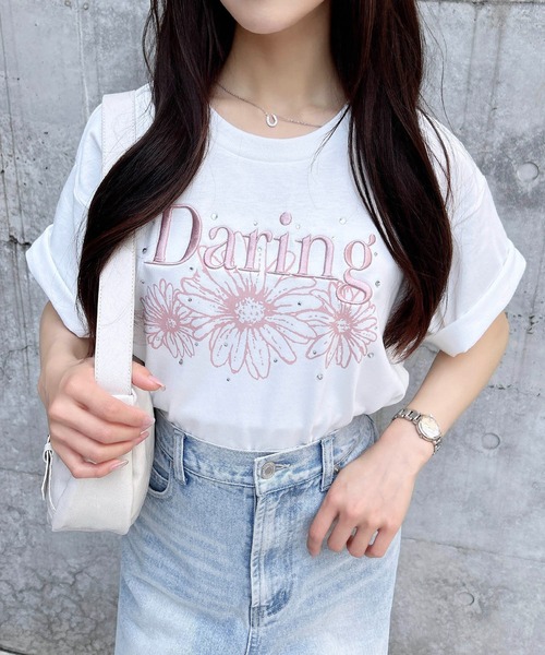 INGNI tシャツ フラワーロゴTシャツ レディース : ZOZOTOWN
