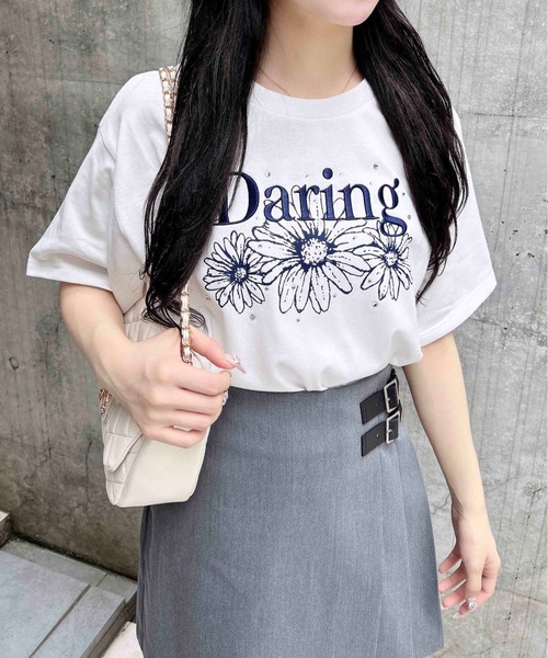 INGNI tシャツ フラワーロゴTシャツ レディース : ZOZOTOWN