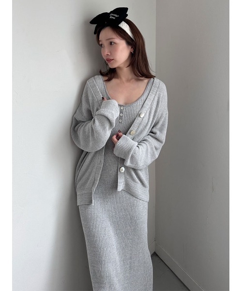 SNIDEL HOME ルームウェア 部屋着 ヘンリーデザインワンピース