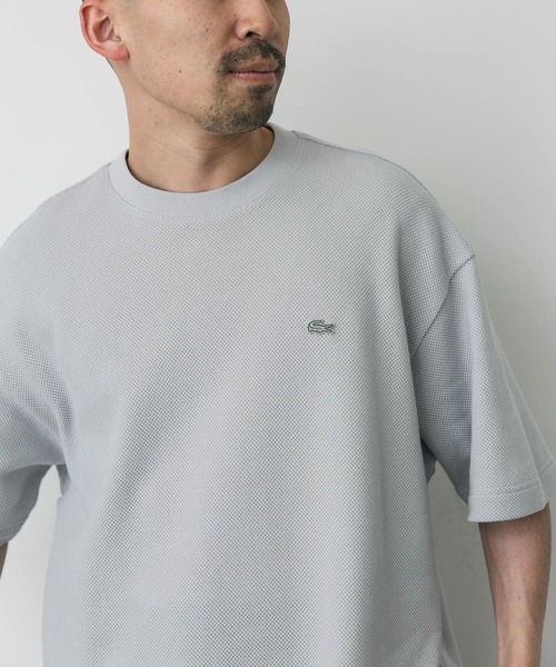 LACOSTE tシャツ 「別注」LACOSTE×DOORS thick pique crew