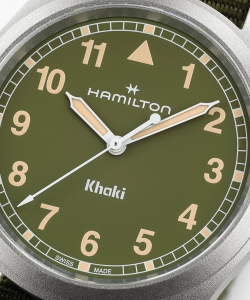 HAMILTON Khaki 腕時計 グリーン HAMILTON 腕時計 「ハミルトン」 Khaki Field （カーキ
