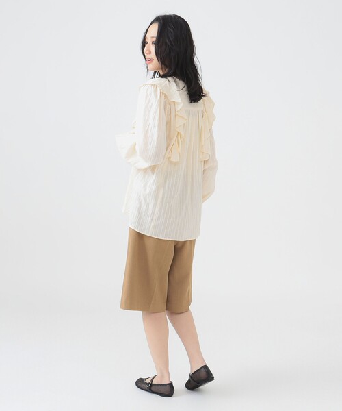 Sara mallika☆ストライプシャツ sara mallika ブラウス シャツ 「別注」Sara / COTTON STRIPE