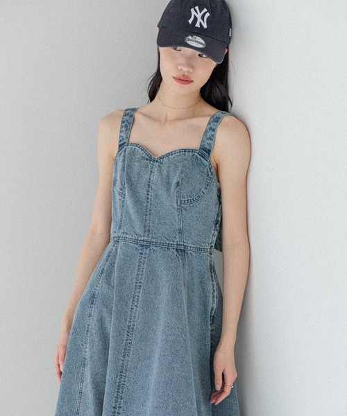 【るう】Heather デニムジャケット 半袖＋デニムワンピース 楽天市場】デニム ワンピース 夏服 半袖 デニム シャツ