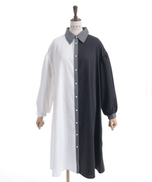 フォクシー シャツワンピースドレス Aライン ストライプ ホワイト ベルト 38 フロッキーストライプワンピ | シャツワンピース | NOELA OFFICIAL WEB