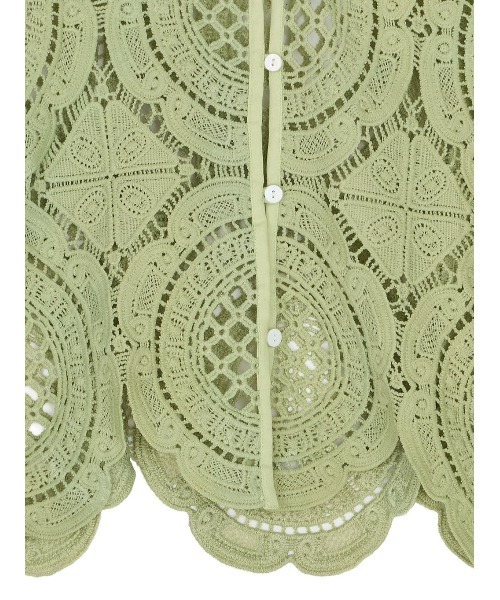 Ameri（アメリ） tシャツ MEDI INDIAN 2WAY BIG LACE TOPS レディース