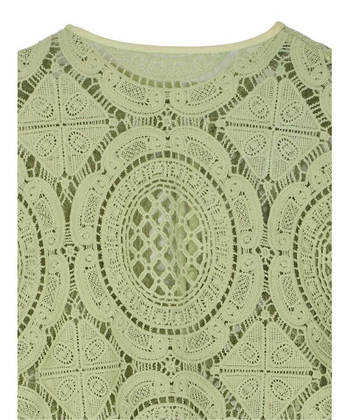 Ameri（アメリ） tシャツ MEDI INDIAN 2WAY BIG LACE TOPS レディース