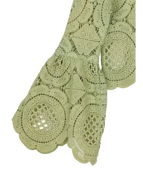 Ameri（アメリ） tシャツ MEDI INDIAN 2WAY BIG LACE TOPS レディース
