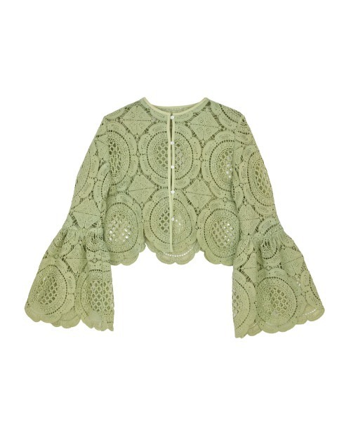 Ameri（アメリ） tシャツ MEDI INDIAN 2WAY BIG LACE TOPS レディース