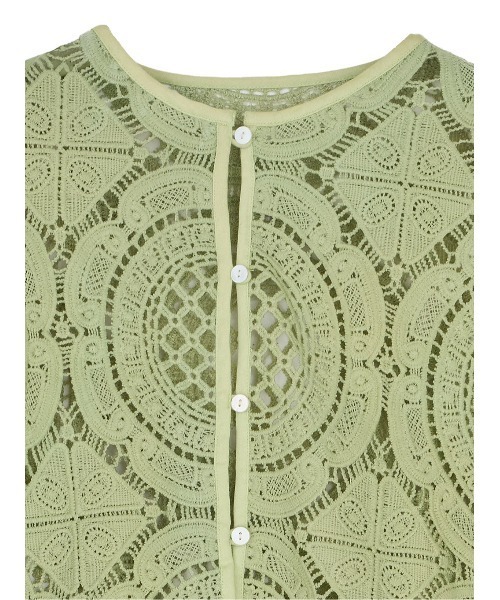 Ameri（アメリ） tシャツ MEDI INDIAN 2WAY BIG LACE TOPS レディース