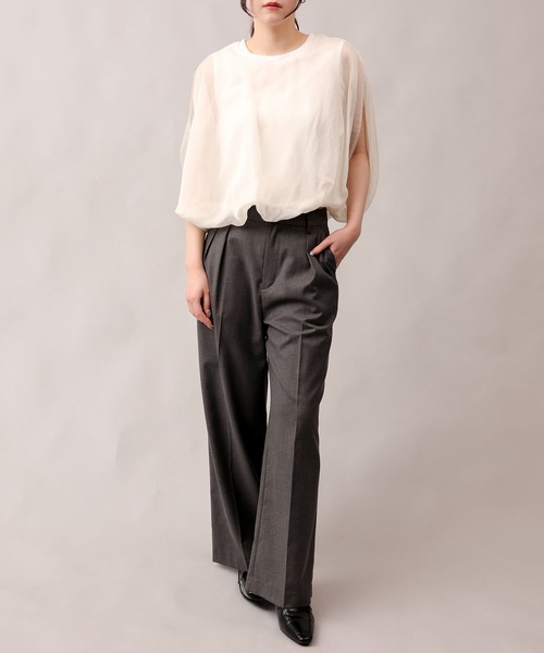 aimoha tシャツ 七分袖風シアートップス レディース : ZOZOTOWN