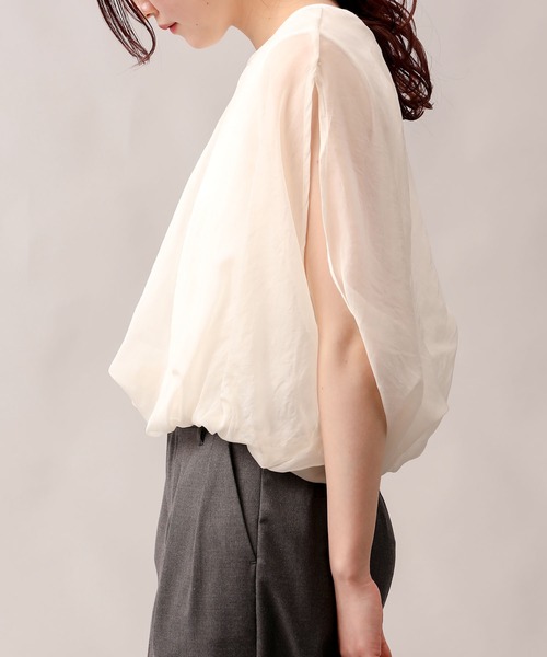 aimoha tシャツ 七分袖風シアートップス レディース : ZOZOTOWN