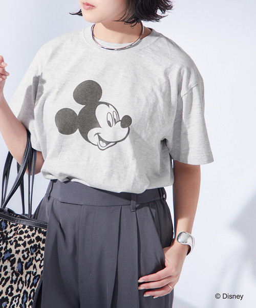 追加2》【MICKEY】ピグメントTシャツ（Tシャツ／カットソー