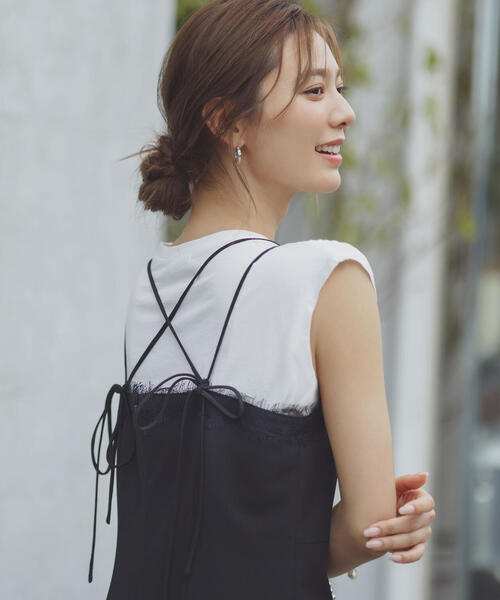 PROPORTION BODY DRESSING ワンピース レースキャミジャンスカ
