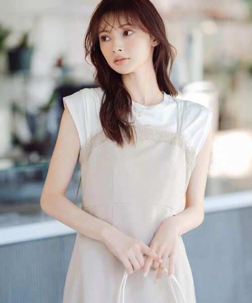 PROPORTION BODY DRESSING ワンピース レースキャミジャンスカ