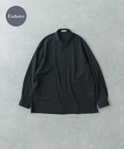 KYOTO TSURIZOME SILK | オーバーサイズシャツ - UNISEX / ATON