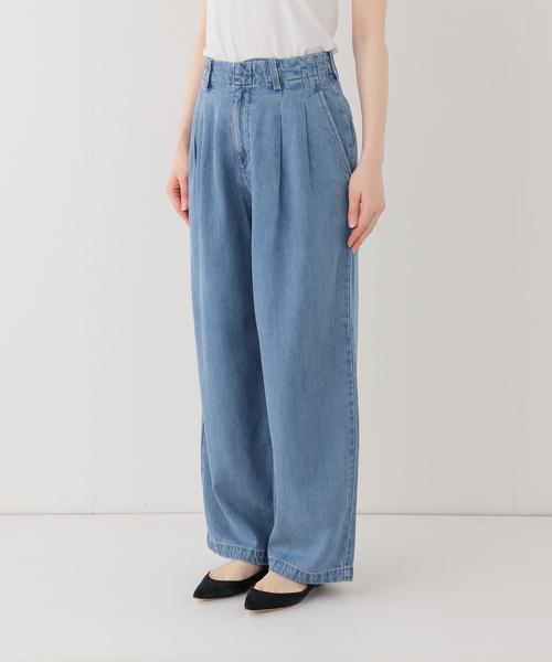 m*》様 新品◯25SS SLOBE IENA ✖️ LE DENIM デニム SLOBE IENA（スローブイエナ） ワイドパンツ ジーンズ デニム デニム