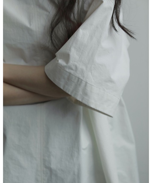 anuke（アンヌーク） ブラウス シャツ Highneck Over Blouse