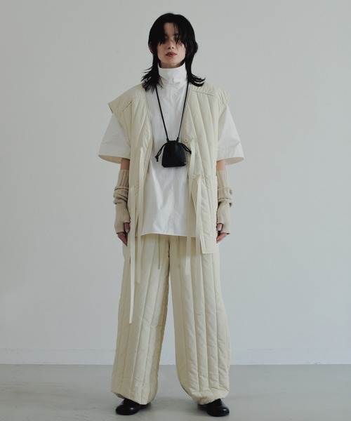 anuke（アンヌーク） ブラウス シャツ Highneck Over Blouse