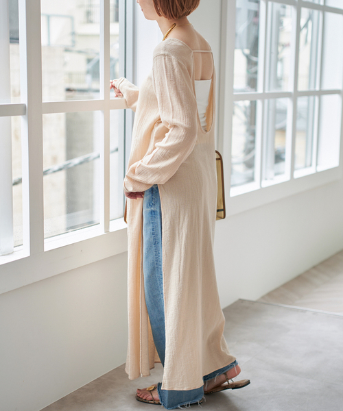 Spick＆Span（スピック アンド スパン） ワンピース コットンクレープ