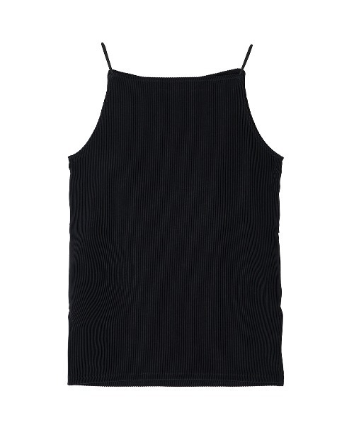 Ameri（アメリ） キャミソール MEDI GLOSS RIB BACK SLIT CAMISOLE