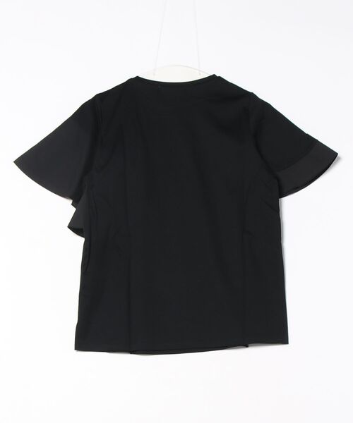 tシャツ アシンメトリーフリル フレアスリーブ カットソー Prima Scherrer レディース Prima Scherrer tシャツ アシンメトリーフリル フレアスリーブ