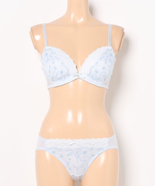 Chi　PGネイビーＭとブラックＭ ブラジャー/ショーツセット Chi PGネイビーMとブラックM ブラジャー/ショーツセット 楽天