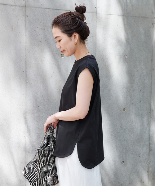 sullo　ノースリーブシャツ B.C STOCK tシャツ 「WEB限定」ウォッシャブル / 接触冷感
