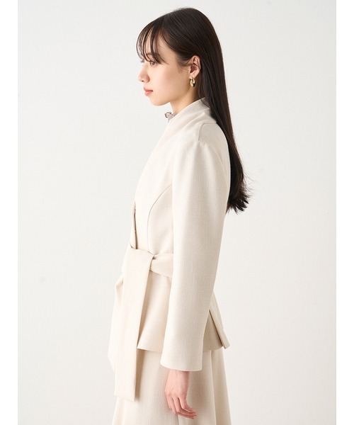 美品✨️ スナイデル ダブルジャケット ノーカラージャケット ベージュ SNIDEL（テーラードジャケット ・ ベージュ系）のフリマアイテム一覧