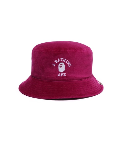 A BATHING APE バケットハット　K934 A BATHING APE 帽子 ハット ONE POINT BUCKET HAT メンズ