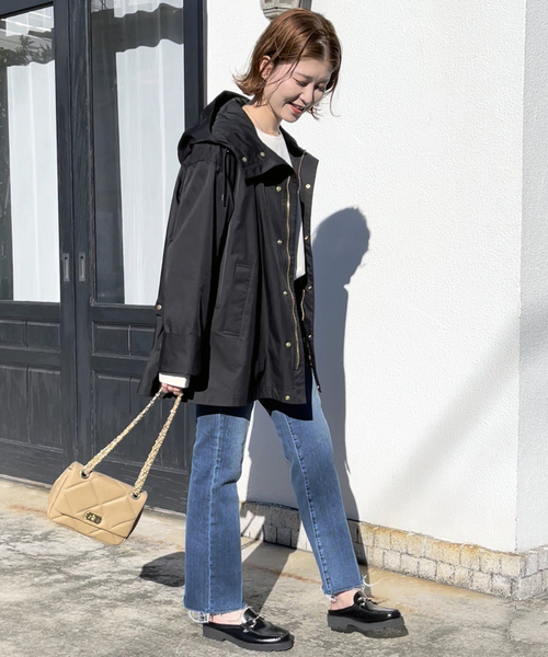 「Spick & Span」 マウンテンパーカー 36 ベージュ レディース