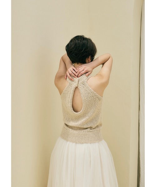 NOTRE emor ニット セーター summer knit halter neck top