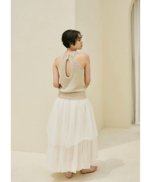 NOTRE emor（ノートルエモア） ニット セーター summer knit halter