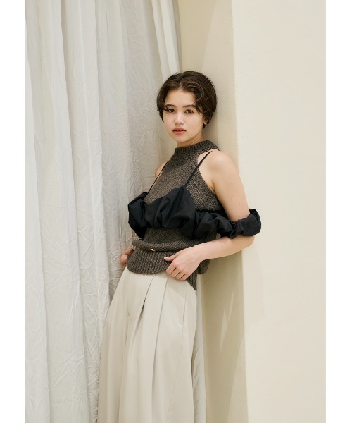 NOTRE emor ニット セーター summer knit halter neck top